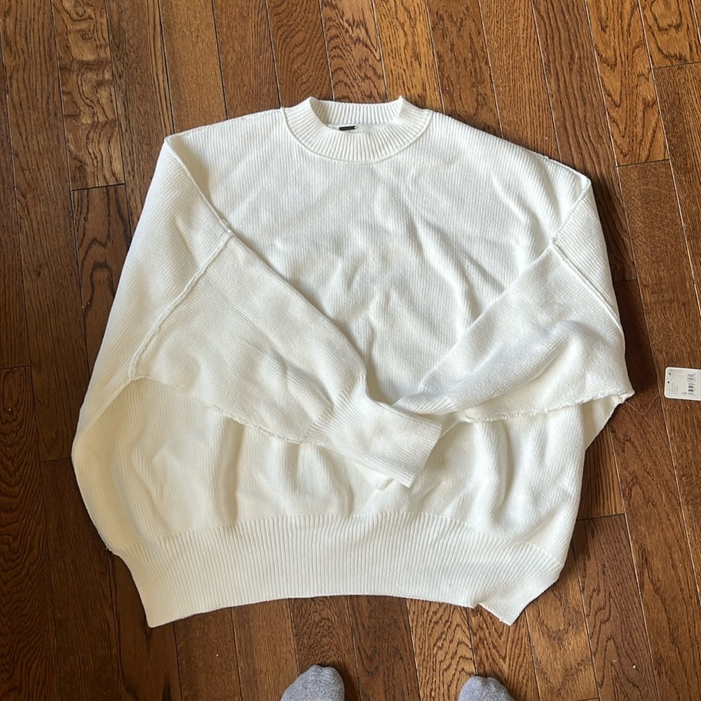 Free People Easy Street Sweater S NWT